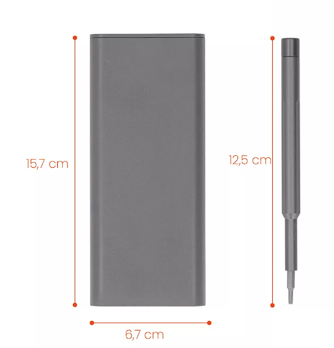 Destornillador magnético de precisión 24 en 1