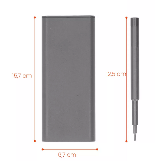 Destornillador magnético de precisión 24 en 1