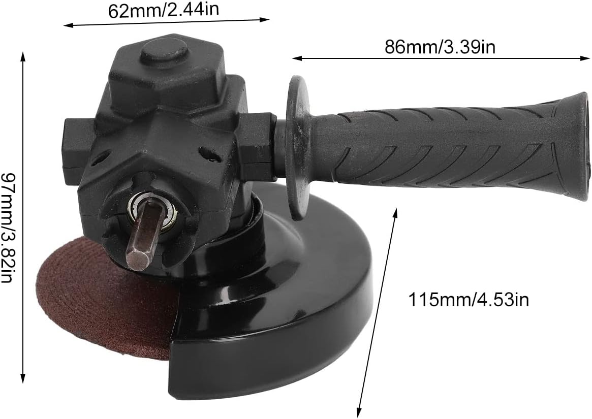 Convertidor - Adaptador de esmeril y pulitura para taladro