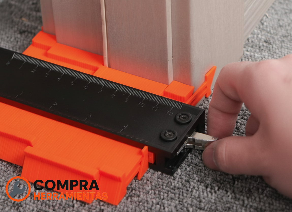 MEDIDOR DE CONTORNOS IRREGULARES DE 6 PULGADAS