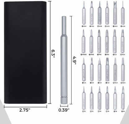 Destornillador magnético de precisión 24 en 1