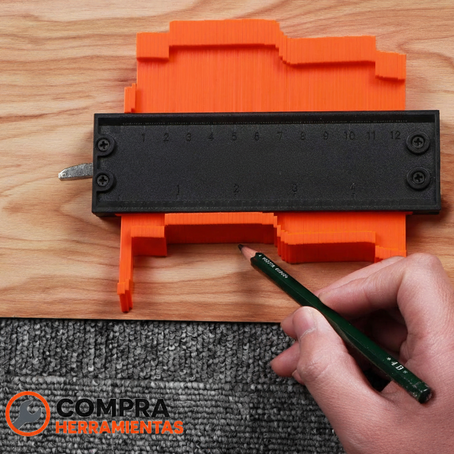 MEDIDOR DE CONTORNOS IRREGULARES DE 6 PULGADAS