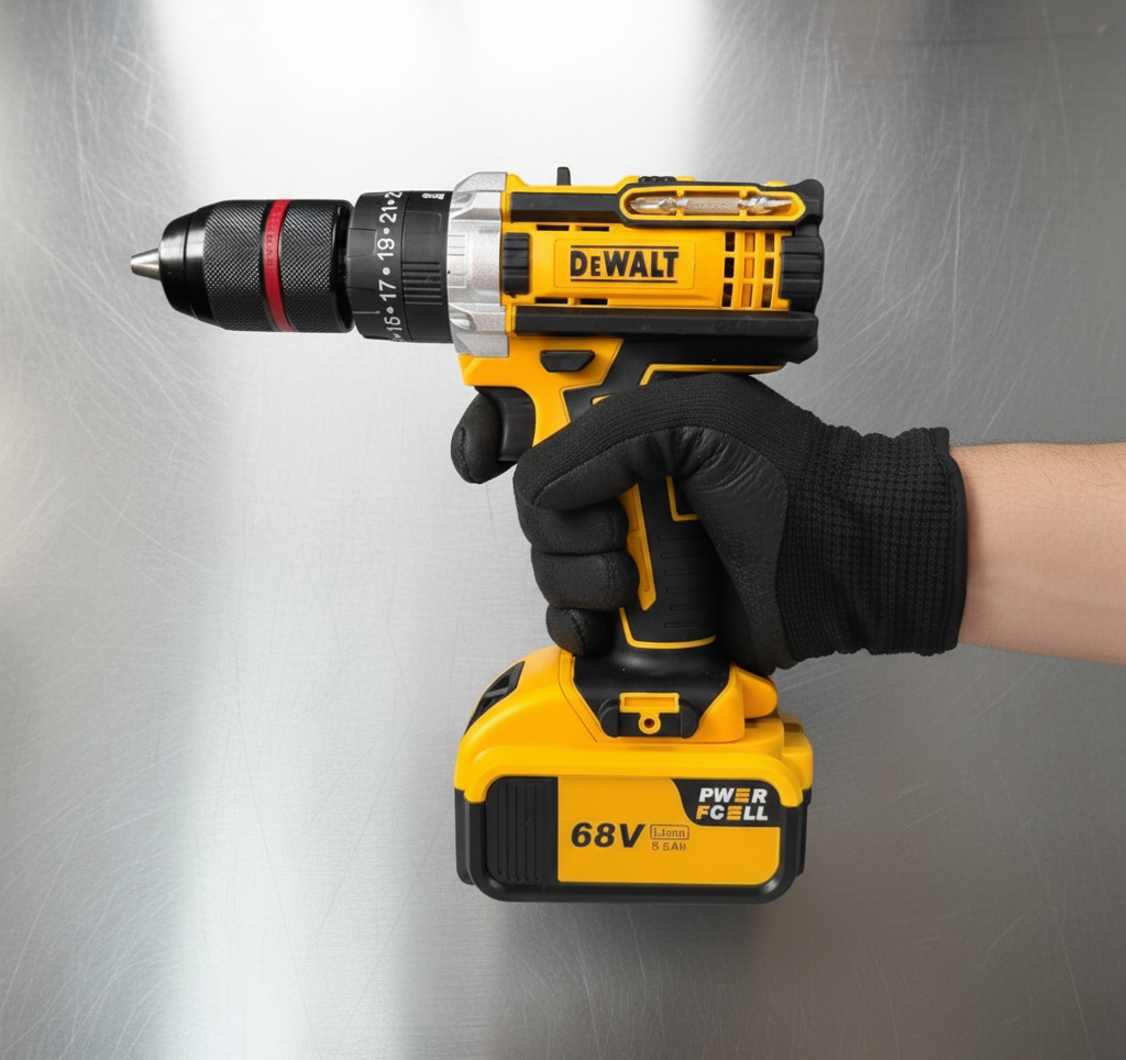 Taladro Dewalt percutor 68V Mandril Metálico 3/8"