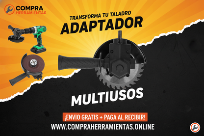 Convertidor - Adaptador de esmeril y pulitura para taladro