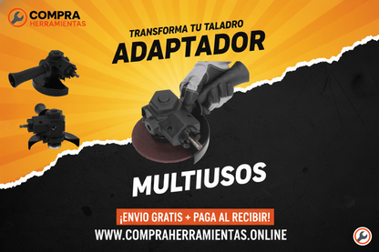 Convertidor - Adaptador de esmeril y pulitura para taladro